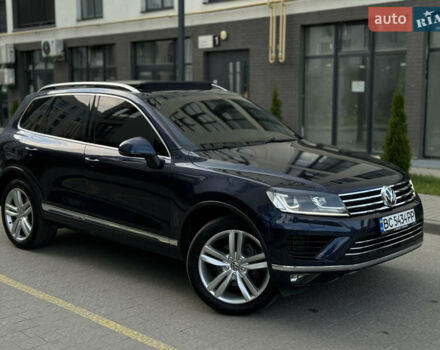 Синий Фольксваген Туарег, объемом двигателя 2.97 л и пробегом 272 тыс. км за 16200 $, фото 5 на Automoto.ua