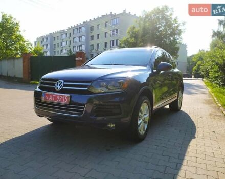 Синий Фольксваген Туарег, объемом двигателя 3 л и пробегом 195 тыс. км за 21000 $, фото 54 на Automoto.ua
