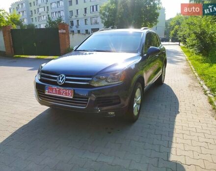 Синий Фольксваген Туарег, объемом двигателя 3 л и пробегом 195 тыс. км за 21000 $, фото 52 на Automoto.ua
