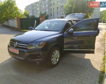 Синий Фольксваген Туарег, объемом двигателя 3 л и пробегом 195 тыс. км за 21000 $, фото 71 на Automoto.ua
