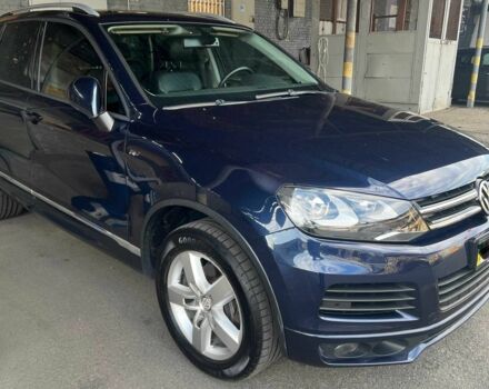 Синий Фольксваген Туарег, объемом двигателя 3 л и пробегом 140 тыс. км за 22000 $, фото 2 на Automoto.ua