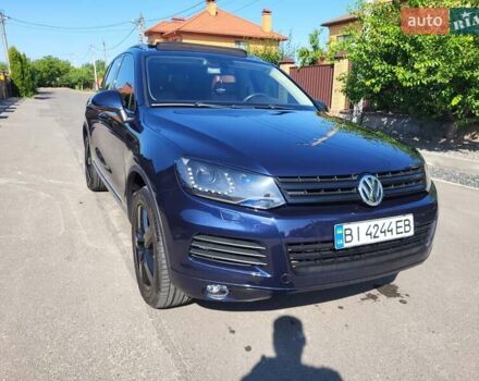 Синий Фольксваген Туарег, объемом двигателя 2.97 л и пробегом 221 тыс. км за 21400 $, фото 2 на Automoto.ua