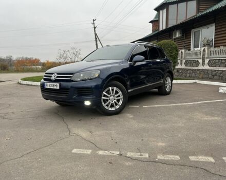 Синий Фольксваген Туарег, объемом двигателя 3 л и пробегом 257 тыс. км за 17850 $, фото 1 на Automoto.ua