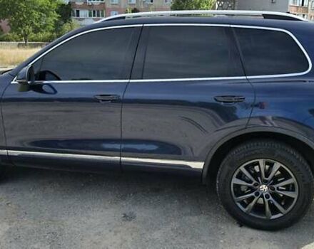 Синий Фольксваген Туарег, объемом двигателя 3 л и пробегом 214 тыс. км за 17900 $, фото 5 на Automoto.ua