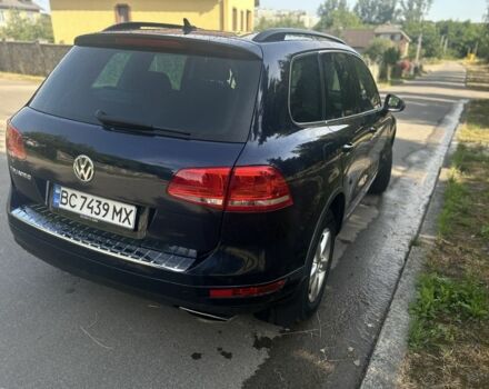 Синий Фольксваген Туарег, объемом двигателя 3 л и пробегом 277 тыс. км за 19500 $, фото 2 на Automoto.ua