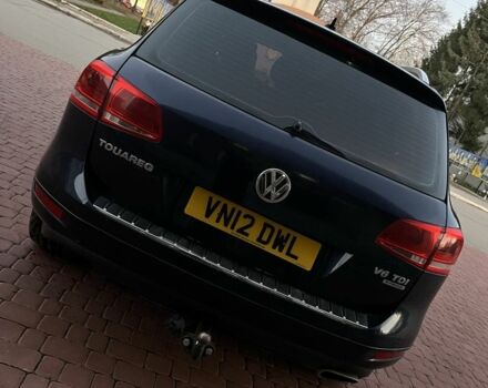 Синий Фольксваген Туарег, объемом двигателя 3 л и пробегом 150 тыс. км за 8595 $, фото 4 на Automoto.ua