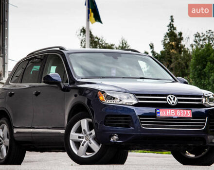 Синий Фольксваген Туарег, объемом двигателя 3 л и пробегом 211 тыс. км за 15700 $, фото 5 на Automoto.ua