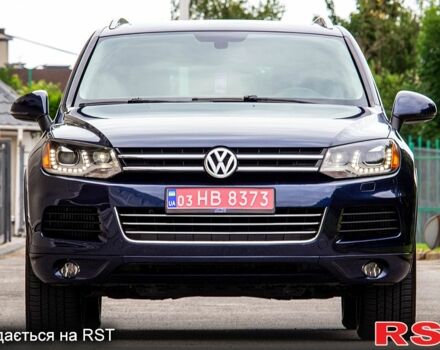 Синий Фольксваген Туарег, объемом двигателя 3 л и пробегом 211 тыс. км за 15700 $, фото 4 на Automoto.ua