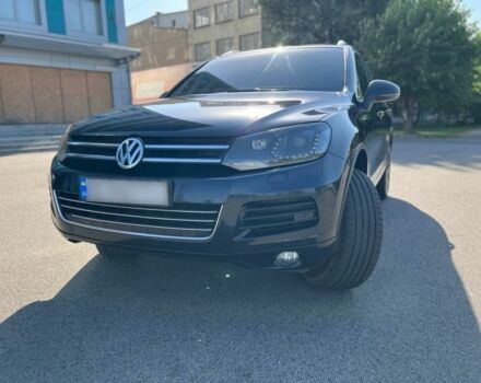Синий Фольксваген Туарег, объемом двигателя 3 л и пробегом 250 тыс. км за 23500 $, фото 2 на Automoto.ua