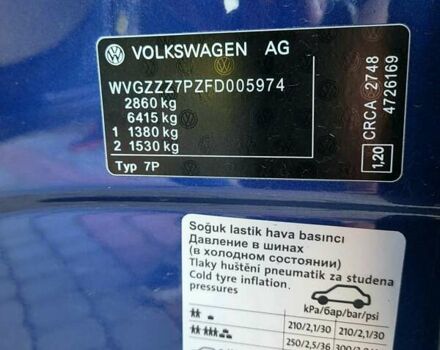 Синий Фольксваген Туарег, объемом двигателя 2.97 л и пробегом 397 тыс. км за 22700 $, фото 48 на Automoto.ua