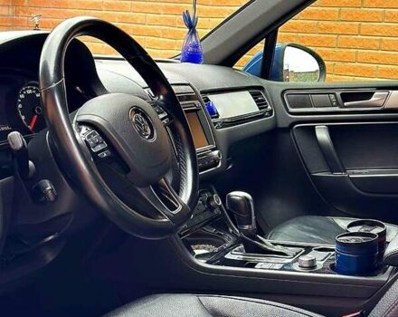 Синий Фольксваген Туарег, объемом двигателя 3 л и пробегом 199 тыс. км за 25500 $, фото 1 на Automoto.ua