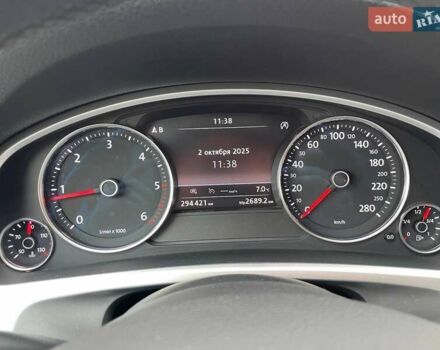 Синий Фольксваген Туарег, объемом двигателя 2.97 л и пробегом 294 тыс. км за 24990 $, фото 14 на Automoto.ua