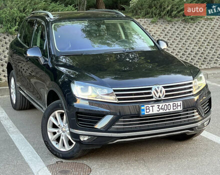 Синий Фольксваген Туарег, объемом двигателя 3 л и пробегом 102 тыс. км за 35900 $, фото 6 на Automoto.ua