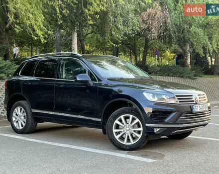 Синий Фольксваген Туарег, объемом двигателя 3 л и пробегом 102 тыс. км за 35900 $, фото 9 на Automoto.ua