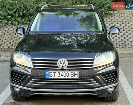 Синий Фольксваген Туарег, объемом двигателя 3 л и пробегом 102 тыс. км за 35900 $, фото 4 на Automoto.ua