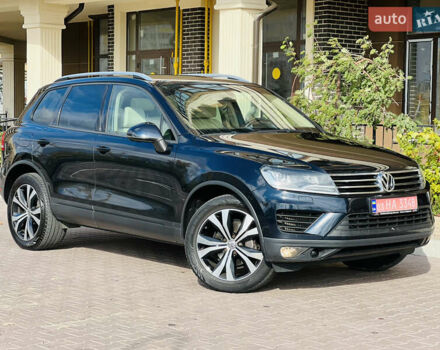 Синий Фольксваген Туарег, объемом двигателя 3 л и пробегом 182 тыс. км за 24900 $, фото 1 на Automoto.ua
