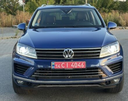 Синий Фольксваген Туарег, объемом двигателя 3 л и пробегом 151 тыс. км за 24999 $, фото 1 на Automoto.ua