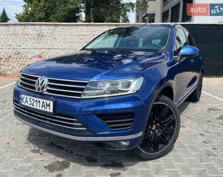Синий Фольксваген Туарег, объемом двигателя 3 л и пробегом 152 тыс. км за 29000 $, фото 6 на Automoto.ua