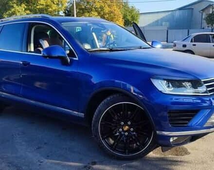 Синий Фольксваген Туарег, объемом двигателя 3 л и пробегом 152 тыс. км за 29000 $, фото 5 на Automoto.ua