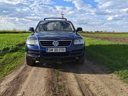 Фольксваген Туарег 2002 в Полтаве на Automoto.ua Синий Фольксваген Туарег, объемом двигателя 2.5 л и пробегом 310 тыс. км за 4500 $, фото 1 на Automoto.ua