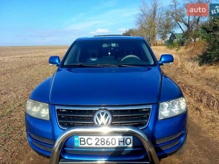 Фольксваген Туарег 2003 у Одесі на Automoto.ua Синій Фольксваген Туарег, об'ємом двигуна 2.5 л та пробігом 100 тис. км за 8800 $, фото 1 на Automoto.ua