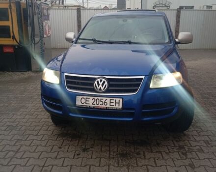 Синий Фольксваген Туарег, объемом двигателя 2.5 л и пробегом 306 тыс. км за 6800 $, фото 1 на Automoto.ua