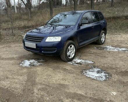 Синий Фольксваген Туарег, объемом двигателя 2.5 л и пробегом 321 тыс. км за 3879 $, фото 1 на Automoto.ua