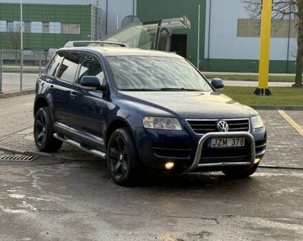 Синий Фольксваген Туарег, объемом двигателя 2.5 л и пробегом 286 тыс. км за 4250 $, фото 1 на Automoto.ua