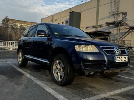Синий Фольксваген Туарег, объемом двигателя 2.5 л и пробегом 372 тыс. км за 3799 $, фото 1 на Automoto.ua