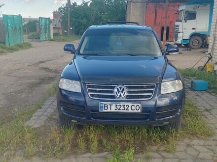 Фольксваген Туарег 2005 в Херсоне на Automoto.ua Синий Фольксваген Туарег, объемом двигателя 3 л и пробегом 280 тыс. км за 10200 $, фото 1 на Automoto.ua