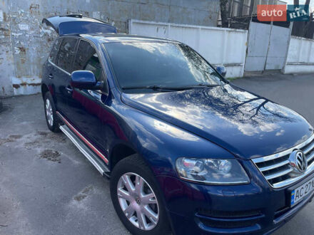 Фольксваген Туарег 2006 в Луцке на Automoto.ua Синий Фольксваген Туарег, объемом двигателя 2.97 л и пробегом 361 тыс. км за 10500 $, фото 1 на Automoto.ua