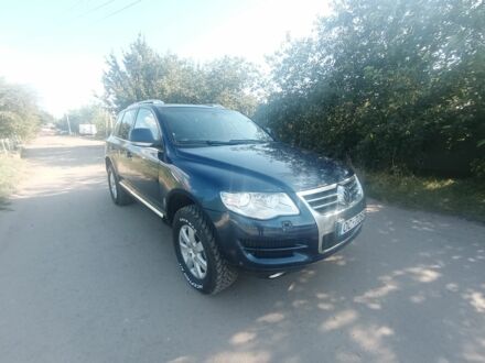 Фольксваген Туарег 2007 в Славянске на Automoto.ua Синий Фольксваген Туарег, объемом двигателя 3 л и пробегом 350 тыс. км за 6400 $, фото 1 на Automoto.ua