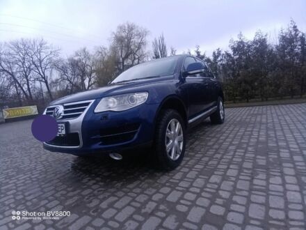 Фольксваген Туарег 2008 в Черткове на Automoto.ua Синий Фольксваген Туарег, объемом двигателя 3 л и пробегом 310 тыс. км за 9600 $, фото 1 на Automoto.ua