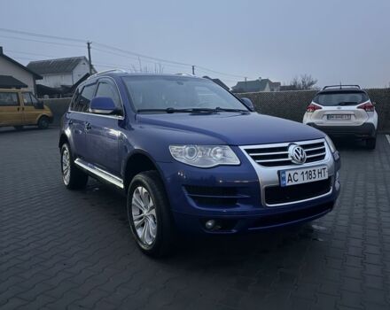 Синий Фольксваген Туарег, объемом двигателя 3 л и пробегом 269 тыс. км за 7999 $, фото 1 на Automoto.ua