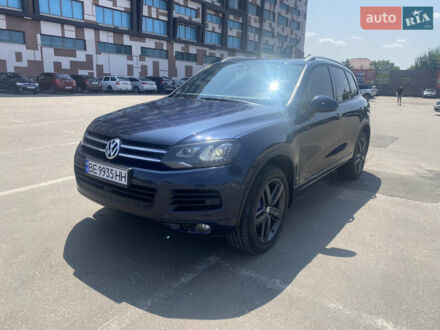 Синий Фольксваген Туарег, объемом двигателя 2.97 л и пробегом 249 тыс. км за 17300 $, фото 1 на Automoto.ua