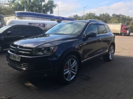 Синий Фольксваген Туарег, объемом двигателя 3 л и пробегом 234 тыс. км за 16900 $, фото 1 на Automoto.ua