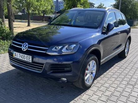 Синий Фольксваген Туарег, объемом двигателя 2.97 л и пробегом 374 тыс. км за 18900 $, фото 1 на Automoto.ua