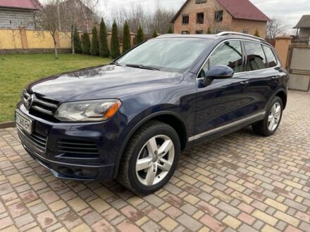 Синий Фольксваген Туарег, объемом двигателя 3 л и пробегом 280 тыс. км за 16600 $, фото 1 на Automoto.ua