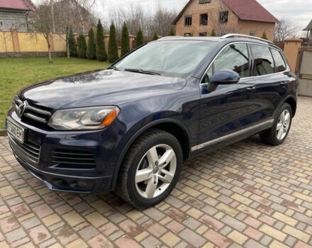 Синий Фольксваген Туарег, объемом двигателя 3 л и пробегом 280 тыс. км за 16600 $, фото 1 на Automoto.ua