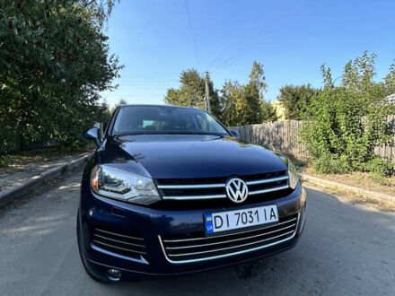 Синий Фольксваген Туарег, объемом двигателя 3.6 л и пробегом 260 тыс. км за 14100 $, фото 1 на Automoto.ua