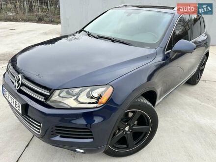 Синий Фольксваген Туарег, объемом двигателя 2.97 л и пробегом 352 тыс. км за 16700 $, фото 1 на Automoto.ua