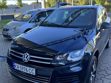 Фольксваген Туарег 2013 в Харькове на Automoto.ua Синий Фольксваген Туарег, объемом двигателя 2.97 л и пробегом 153 тыс. км за 29500 $, фото 1 на Automoto.ua