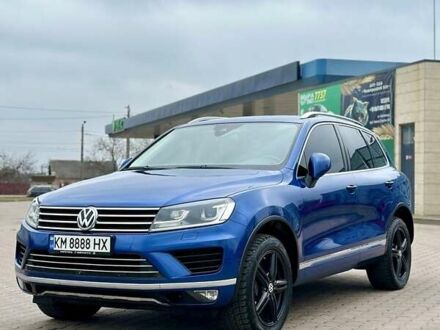 Фольксваген Туарег 2014 в Житомире на Automoto.ua Синий Фольксваген Туарег, объемом двигателя 3 л и пробегом 249 тыс. км за 22900 $, фото 1 на Automoto.ua
