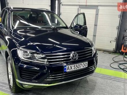 Фольксваген Туарег 2015 у Запоріжжя на Automoto.ua Синій Фольксваген Туарег, об'ємом двигуна 3 л та пробігом 165 тис. км за 31500 $, фото 1 на Automoto.ua