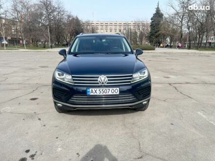 Фольксваген Туарег 2015 в Харькове на Automoto.ua Синий Фольксваген Туарег, объемом двигателя 3 л и пробегом 160 тыс. км за 31500 $, фото 1 на Automoto.ua