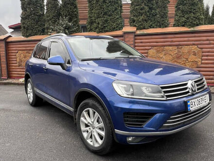 Синий Фольксваген Туарег, объемом двигателя 2.97 л и пробегом 190 тыс. км за 24800 $, фото 1 на Automoto.ua