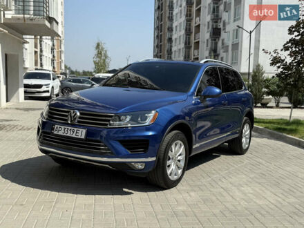 Фольксваген Туарег 2016 в Днепре (Днепропетровске) на Automoto.ua Синий Фольксваген Туарег, объемом двигателя 3.6 л и пробегом 123 тыс. км за 21500 $, фото 1 на Automoto.ua