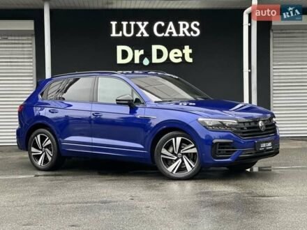 Синий Фольксваген Туарег, объемом двигателя 3 л и пробегом 72 тыс. км за 58900 $, фото 1 на Automoto.ua