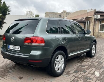 Зеленый Фольксваген Туарег, объемом двигателя 4.9 л и пробегом 280 тыс. км за 5999 $, фото 3 на Automoto.ua