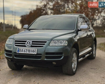 Зеленый Фольксваген Туарег, объемом двигателя 3.19 л и пробегом 259 тыс. км за 7999 $, фото 3 на Automoto.ua